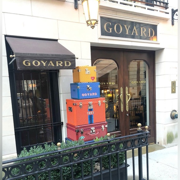 Goyard St Louis PM Goyardine Brown Tote Handbag with Pouch Authentic Brand New - Picture 7 of 10